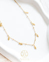 Serpentine Elegance - Vergoldete Schlangen-Kette