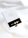 Clover Elegance - Vergoldeter Edelstahlarmband