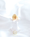 Spirale d'Oro – Vergoldeter Statement-Ring
