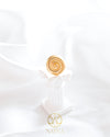 Spirale d'Oro – Vergoldeter Statement-Ring