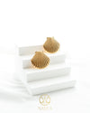 Golden Shell Elegance - Ohrring